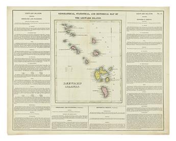 (CARIBBEAN.) Carey & Lea. Geographical, Statistical. . . Leeward Islands. * Geographical, Statistical. . . The Windward Islands.